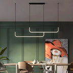 Arisha Modern LED Pendant Light Gold/Black Metal Dining/Living Room