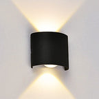 Ray Modern Outdoor Wall Light Rectangle LED White Metal Terrace