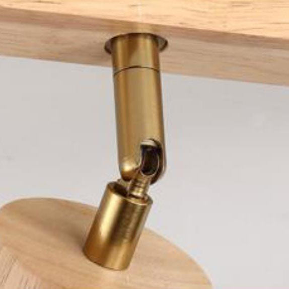 Japanese Wooden LED Semi-Flush Mount Ceiling Light | 2 Light