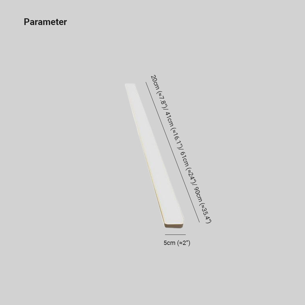 Arisha Simple White Bar Mirror Front Vanity Wall Lamp