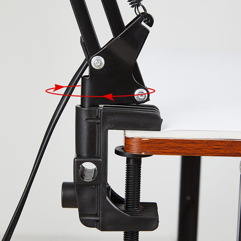 Modern Minimalist Adjustable Metal LED Table Lamp | 1-Light Clip-On