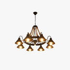 Epoch Vintage Industrial Rope Chandelier Living Room