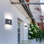 Ray Modern Waterproof LED Wall Light Rectangular Indoor/Outdoor White/Black Metal