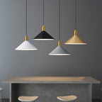 Metal Conical Drop Lamp Industrial 1 Head Dining Room Pendant Lighting Fixture
