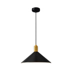 Metal Conical Drop Lamp Industrial 1 Head Dining Room Pendant Lighting Fixture
