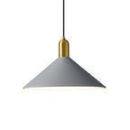 Metal Conical Drop Lamp Industrial 1 Head Dining Room Pendant Lighting Fixture