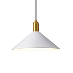 Metal Conical Drop Lamp Industrial 1 Head Dining Room Pendant Lighting Fixture