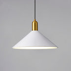 Metal Conical Drop Lamp Industrial 1 Head Dining Room Pendant Lighting Fixture