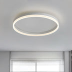 Circular Flush Mount Lighting Minimalist Acrylic Bedroom LED Flush Mount Fixture