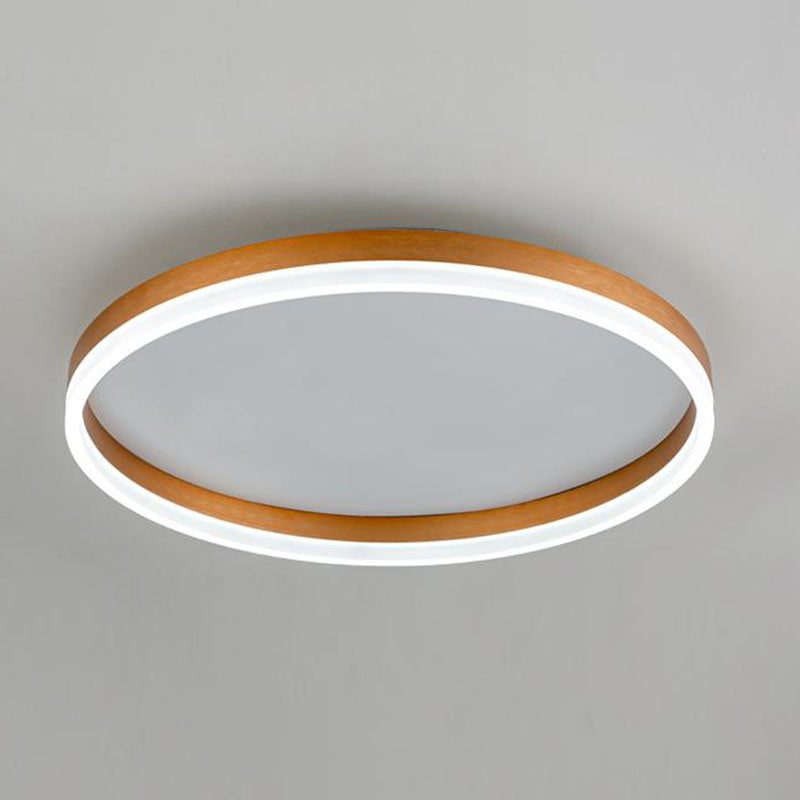 Circular Flush Mount Lighting Minimalist Acrylic Bedroom LED Flush Mount Fixture