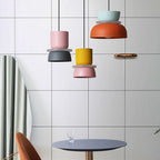 Nordic Zinc Alloy Dual-tone Dome Pendant Light LED 1-light