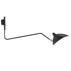 Designer wall lamp with double arm – adjustable wall light for living room, office, or bedroom