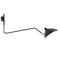 Designer wall lamp with double arm – adjustable wall light for living room, office, or bedroom
