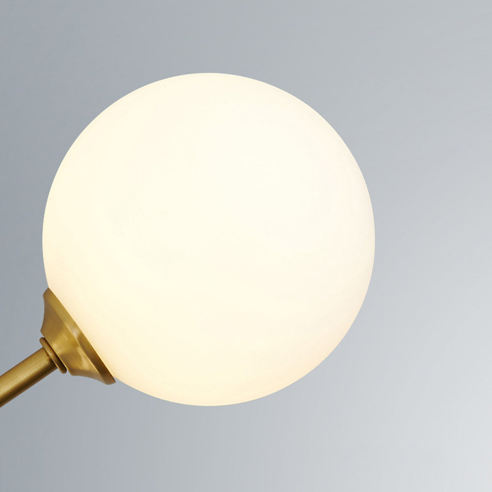 Truva Modern Bubble Chandelier. Copper/Glass. Black/Copper. Living Room