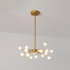 Metallic Branch Chandelier Light Simplicity LED Pendant Light Fixture for Living Room