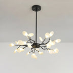 Metallic Branch Chandelier Light Simplicity LED Pendant Light Fixture for Living Room