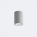 Cylinder Corridor Flush Ceiling Light Cement Minimalistic LED Flush Mount Lighting Fixture