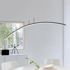 Arched Shape LED Pendant Light Modern Acrylic Dining Room Hanging Island Lighting