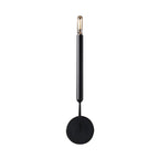 1/2 Bulbs Tube Wall Lamp Tradition Metal Sconce Light Fixture in Black/Brass for Dining Room