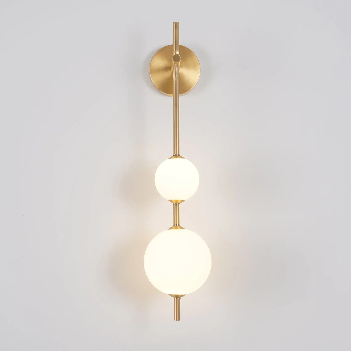 Modern Geometric Wall Lamp with LED Balls