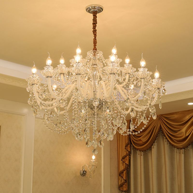 Silva Chandelier French Crystal Living Room Dining Room