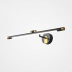Swingable Metal Tubular Vanity Light Vintage LED Wall Sconce Light Fixture for Bath