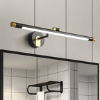 Swingable Metal Tubular Vanity Light Vintage LED Wall Sconce Light Fixture for Bath