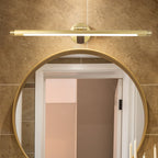 Swingable Metal Tubular Vanity Light Vintage LED Wall Sconce Light Fixture for Bath