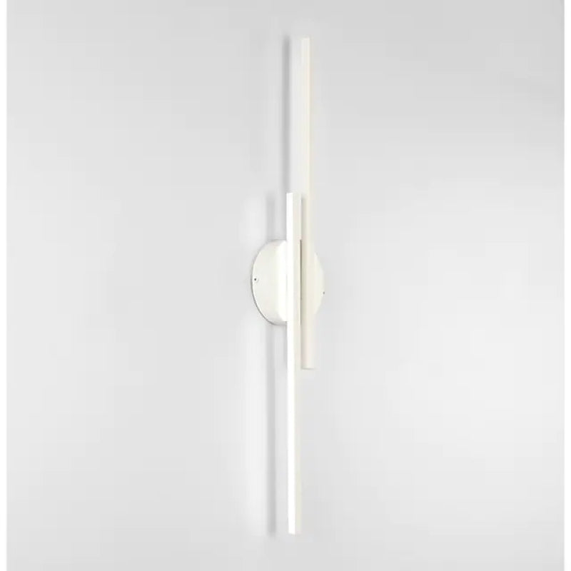 Arisha Modern LED Wall Light, Twin Linear, Black/White, Metal, Bedroom