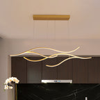 Bare Branch Metal Pendant Lighting Fixture Simplicity LED Island Light for Open Kitchen