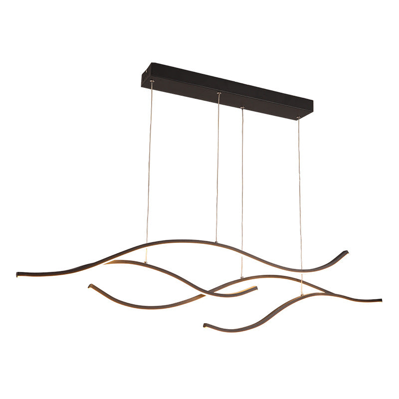 Bare Branch Metal Pendant Lighting Fixture Simplicity LED Island Light for Open Kitchen