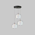 Postmodern Blown Glass Shade Ceiling Hanging Pendant Commercial Store LED Pendant Light