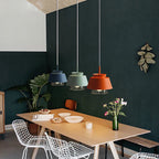 Modern Upside Down Trifle Pendant Light Metal Macarons 1-Light Pendant Lighting for Dining Room Table