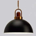 1-Light Bowl Pendant Lamp Nordic Macarons Style Metal Restaurant Hanging Lamp