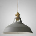 Industrial Macarons Barn Shade Pendant Light Metal 1-Light Pendant Lighting for Restaurant