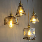 Vintage 1 Light Pendant Lamp Amber Alabaster Glass Pendant Lighting for Living Room