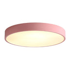 Disk Flush Mount Ceiling Light Minimalism Acrylic Ceiling Mount Light Fixture for Bedroom
