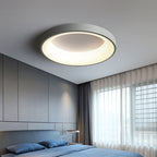 Metal Circular Flush Mount Ceiling Lamp Nordic Style LED Flush Mount Lighting for Bedroom
