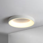 Metal Circular Flush Mount Ceiling Lamp Nordic Style LED Flush Mount Lighting for Bedroom