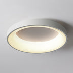 Metal Circular Flush Mount Ceiling Lamp Nordic Style LED Flush Mount Lighting for Bedroom
