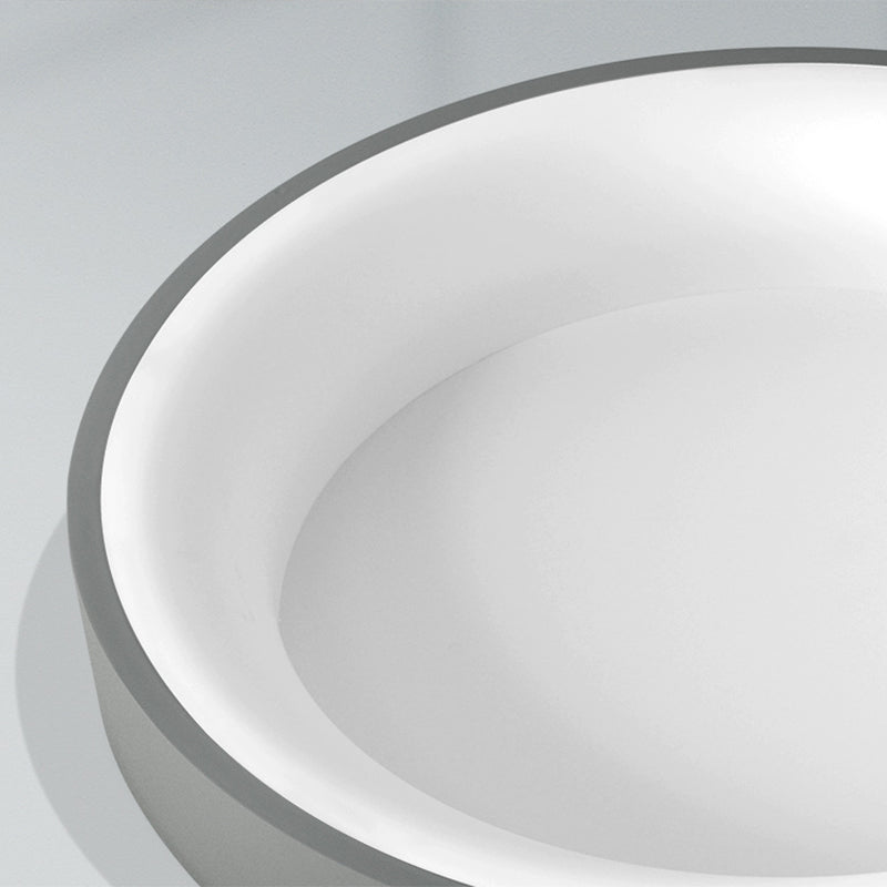 Metal Circular Flush Mount Ceiling Lamp Nordic Style LED Flush Mount Lighting for Bedroom