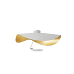 Jexie Ceiling Light Modern Leaf Black/Gold Living Room Bedroom