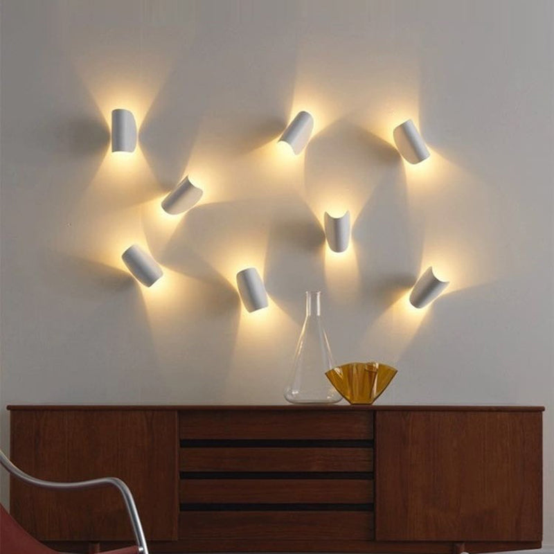 Myra 360° Rotating Wall Sconce. Red/Black/Blue/White. Nightstand/Bedroom