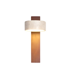 Fotis - Wabi Sabi Wall Lamp | Travertine Wall Lighting Indoor
