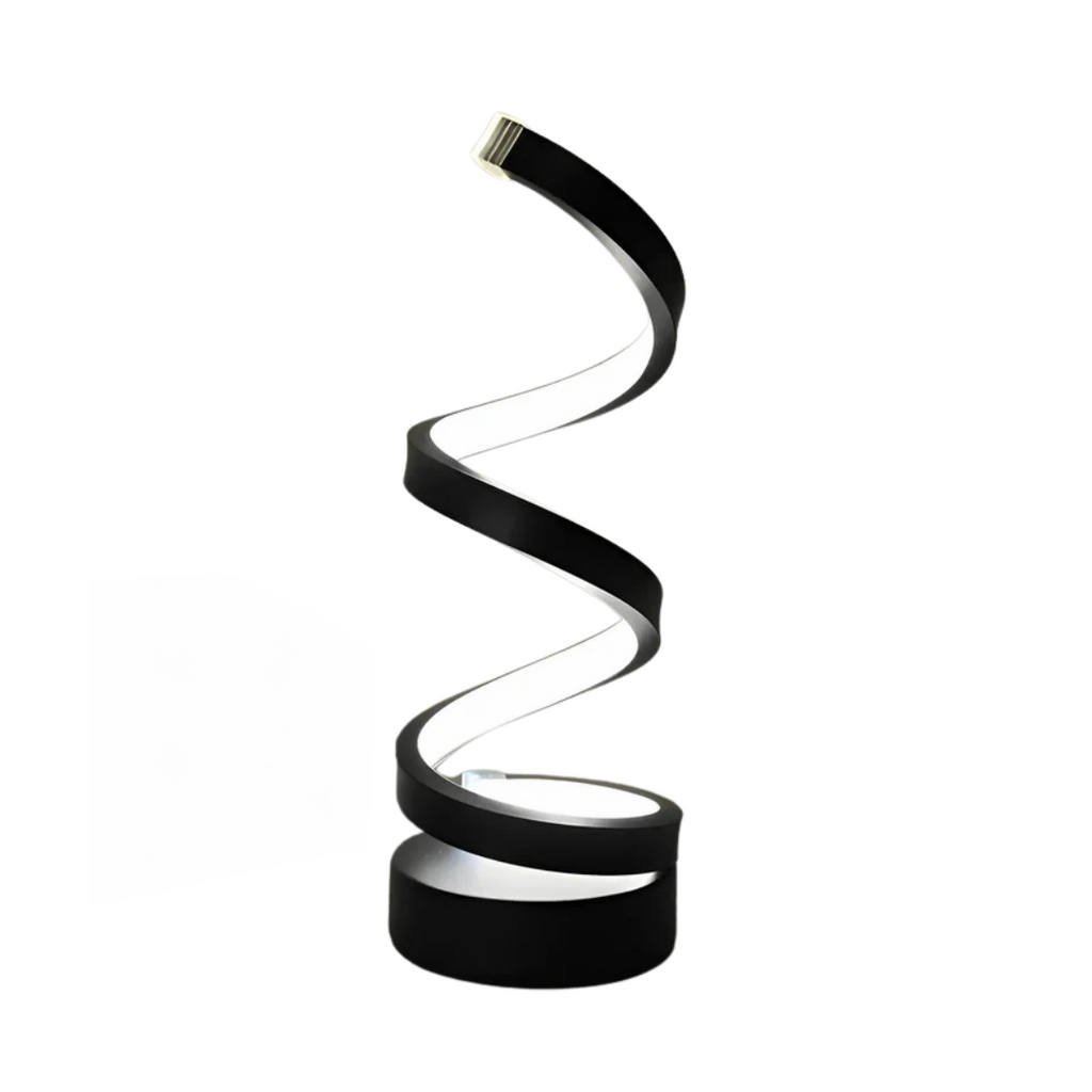 Leto - LED Table Lamp with Spiral Design