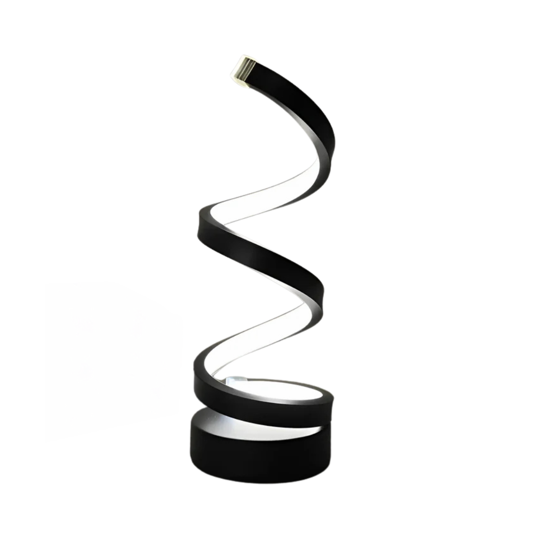 Leto - LED Table Lamp with Spiral Design