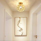 Zyvia - Luxe Glass Flower Ceiling Lamp