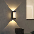 Nordic Minimalist Acrylic Rectangular Outdoor Wall Light LED Up-Down