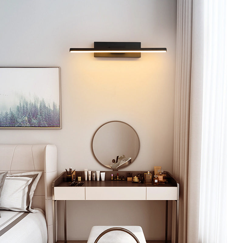 Struve Modern Linear Wall Sconce Black/White. Living Room