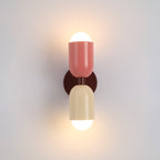 Aria Wall Lamp 2 Flames Modern LED Black Indoor/Hallway